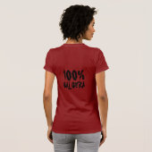 100%年のSalsera Tシャツ (裏面フル)