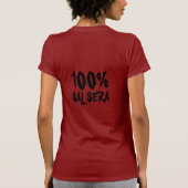 100%年のSalsera Tシャツ (裏面)