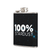 100%年のStardust フラスク (左)
