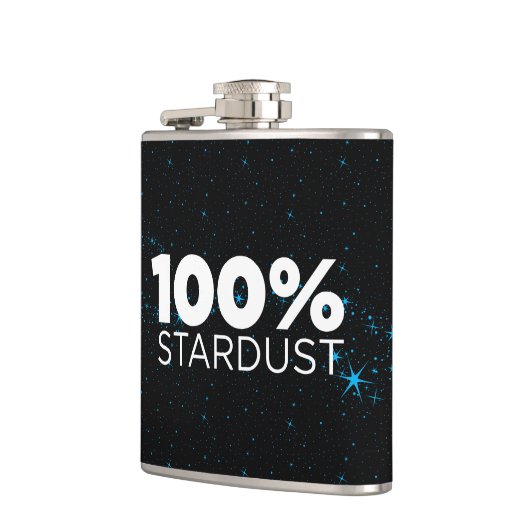 100%年のStardust フラスク (左)