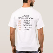 100%年 Tシャツ (裏面)