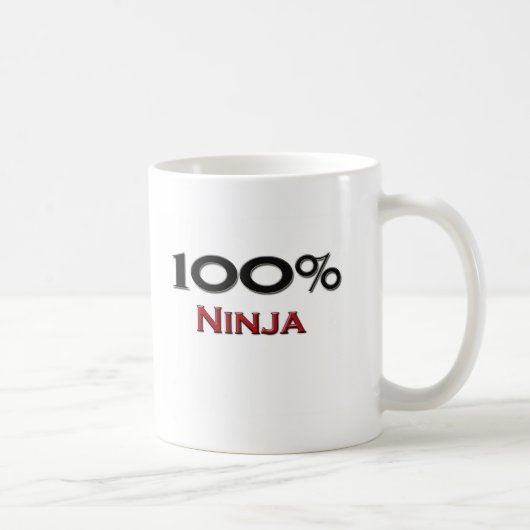 100%忍者 コーヒーマグカップ (右)