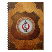 [100]日本のな書道-合気道 ノートブック (正面)