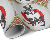 [100]日本のな書道- Jujutsu ラッピングペーパー (ロールコーナー)