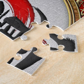 [100]日本の武術藝術書道：柔道 ジグソーパズル (側面)