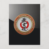 [100]書日本の道 – 武士道 ポストカード (正面)