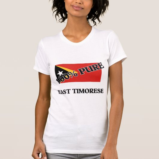 100%東ティモール人 Tシャツ (正面)