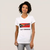 100%東ティモール人 Tシャツ (正面フル)