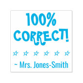 「100%正解!」 インストラクタースタンプ セルフインキングスタンプ (デザイン)