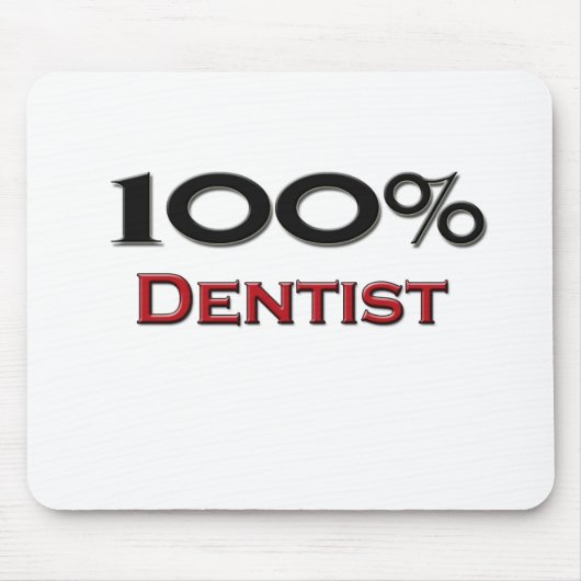 100%歯医者 マウスパッド (正面)