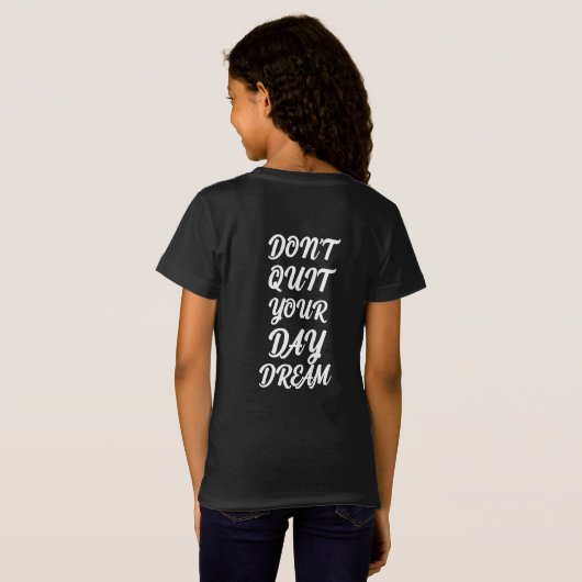 100%混紡綿の子供の言葉が新しく印刷 Tシャツ (裏面フル)