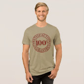 100%満足保証 トライブレンドTシャツ (正面全面)
