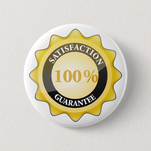 100%満足度ガランティー 缶バッジ (正面)