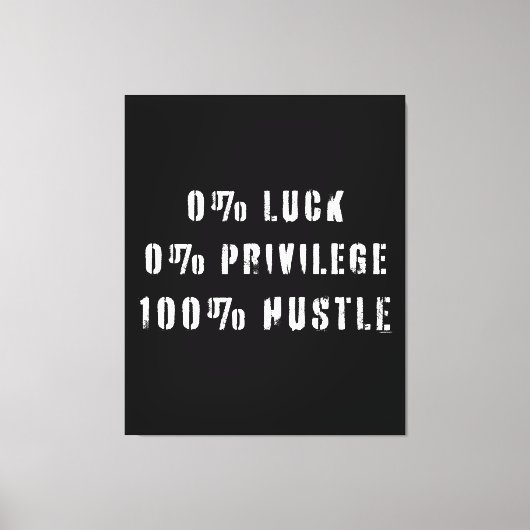 100% 熱量 キャンバスプリント (正面)