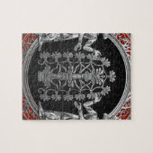 [100]生命の木と銀のニンタス2つ ジグソーパズル (横)