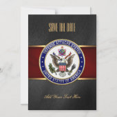 [100]米国国防総省アタッシェ制度(DAS)のエンブレム[3D] マグネット招待状 (正面)