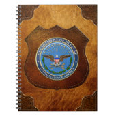 [100]米国国防総省(DOD)エンブレム[3D] ノートブック (正面)