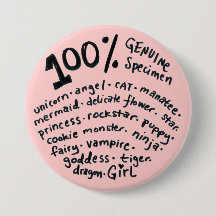 100%純検体女子ボタン