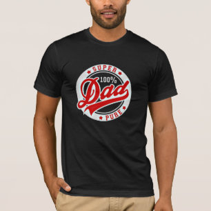 100%純粋なすごいパパ Tシャツ