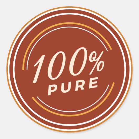 100%純製品品質 スクエアシール (正面)