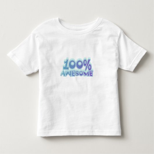 100%素晴らしい トドラーTシャツ (正面)