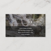 100%素朴なノッテの枝の天然木製長方形 名刺 (裏面)