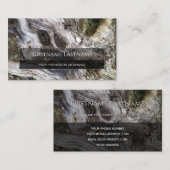 100%素朴なノッテの枝の天然木製長方形 名刺 (正面/裏面)