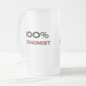 100%経済学者 フロストグラスビールジョッキ (正面左)
