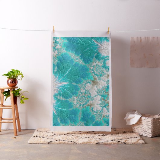 100%綿布のフラクタル画像 ファブリック (インサイチュ)