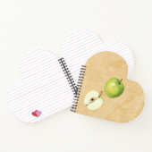 100.緑のりんご半 ノートブック (内部)