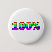 100% 缶バッジ (正面)