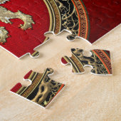 [100]聖なる金ゴールドグリフィン ジグソーパズル (側面)