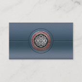 【100】聖ケルト銀結び十字架 名刺 (正面)