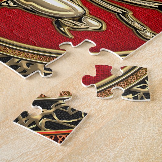 [100]聖金のサソリオンオンレッド ジグソーパズル (側面)