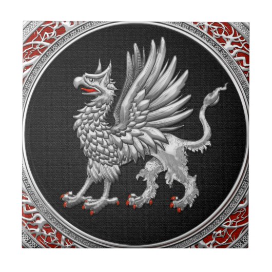 [100]聖銀グリフィン タイル (正面)