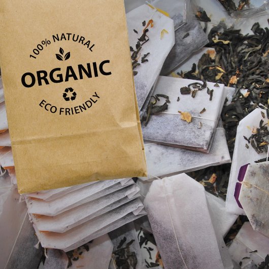 100%自然オーガニック、環境にやさし、 ラバースタンプ