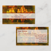 100%自然カラフルオーガニック林スタイル 名刺 (正面/裏面)