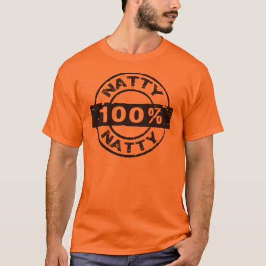 100%自然ボディビルシャツ Tシャツ (正面)