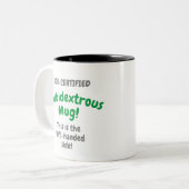 100%認定Ambidexterous Mug ツートーンマグカップ (正面左)
