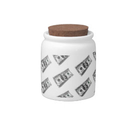 100 $請求書グリッタールック キャンディージャー