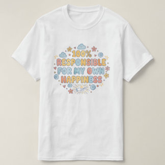 100%責任を持って壮大なマインドセット Tシャツ