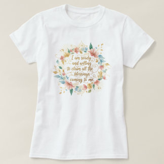 100%責任を持って壮大なマインドセット Tシャツ