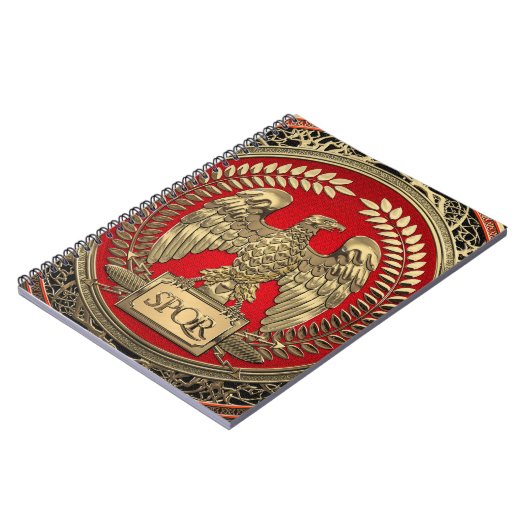 [100]金ゴールドローマ帝国イーグル ノートブック (左側)