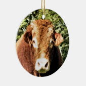 100.雄牛 セラミックオーナメント (右)