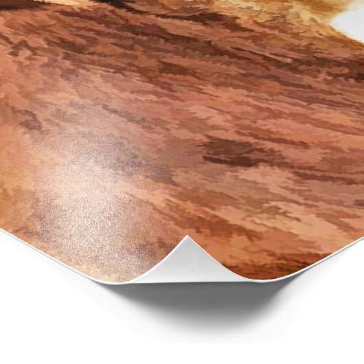 100.雄牛 フォトプリント            (角)