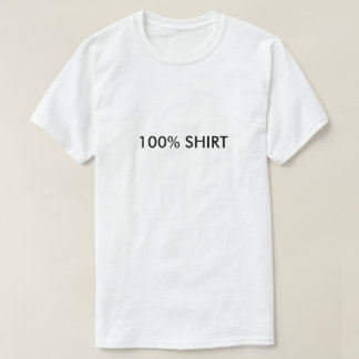 100%風変わりシャツ Tシャツ