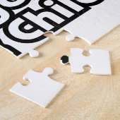 100%黒知性がある子 ジグソーパズル (側面)