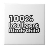 100%黒知性がある子 タイル (正面)