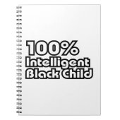 100%黒知性がある子 ノートブック (正面)