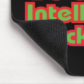 100%黒知性がある子 マウスパッド (コーナー)